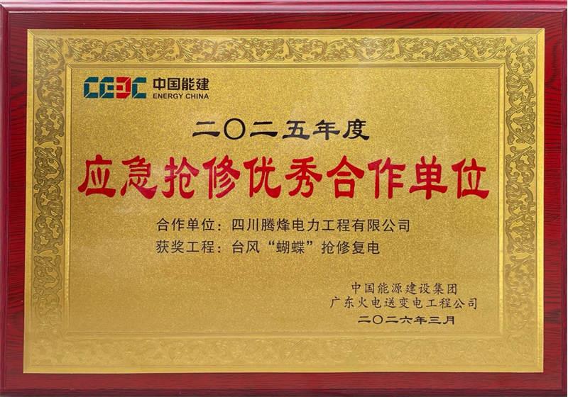 应急抢修合作单位